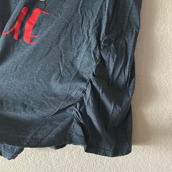 Maternity Red white & dye shirt - Picture 2 of 3